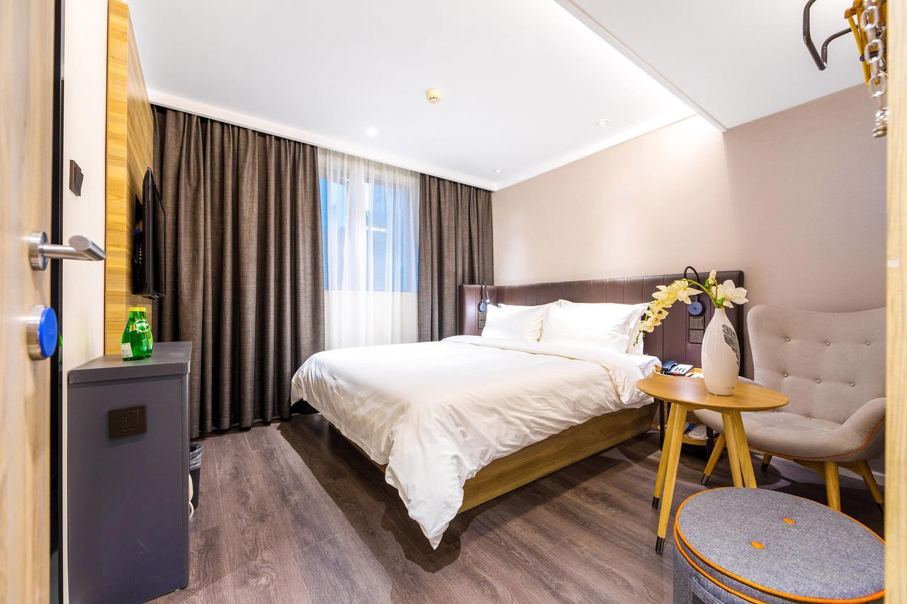 Hanting Premium Hotel Shanghai Dapu Bridge Riyueguang Shopping Mall Xangai Exterior foto